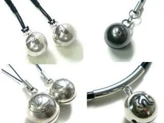 銀の鈴のアクセサリー
