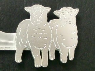 羊モチーフのネクタイピン画像２/オーダーメイドシルバーアクセサリー