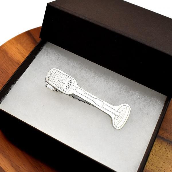 レトロマイクのネクタイピン画像３/オーダーメイドシルバーアクセサリー