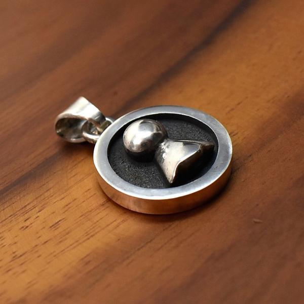 てるてる坊主のペンダントトップ画像2/オーダーメイドシルバーアクセサリー