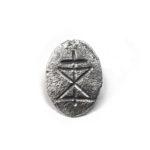 楕円形ピンバッジ-オーダーメイド