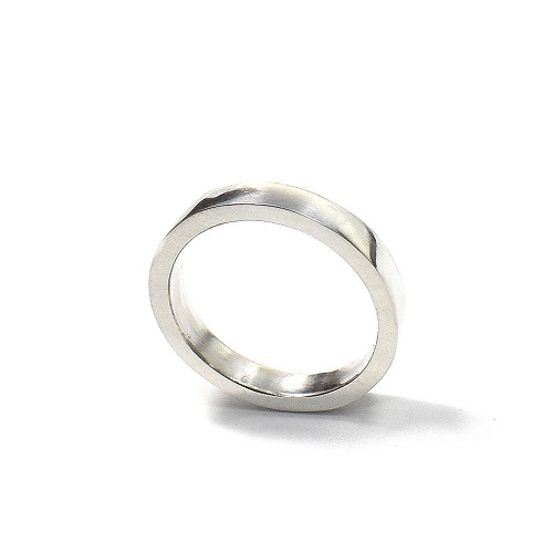平打ちリング-オーダーメイドシルバーアクセサリー