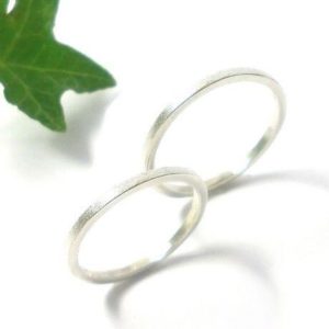 キラキラシペアリング 1.5ｍｍ幅/オリジナルシルバーアクセサリー